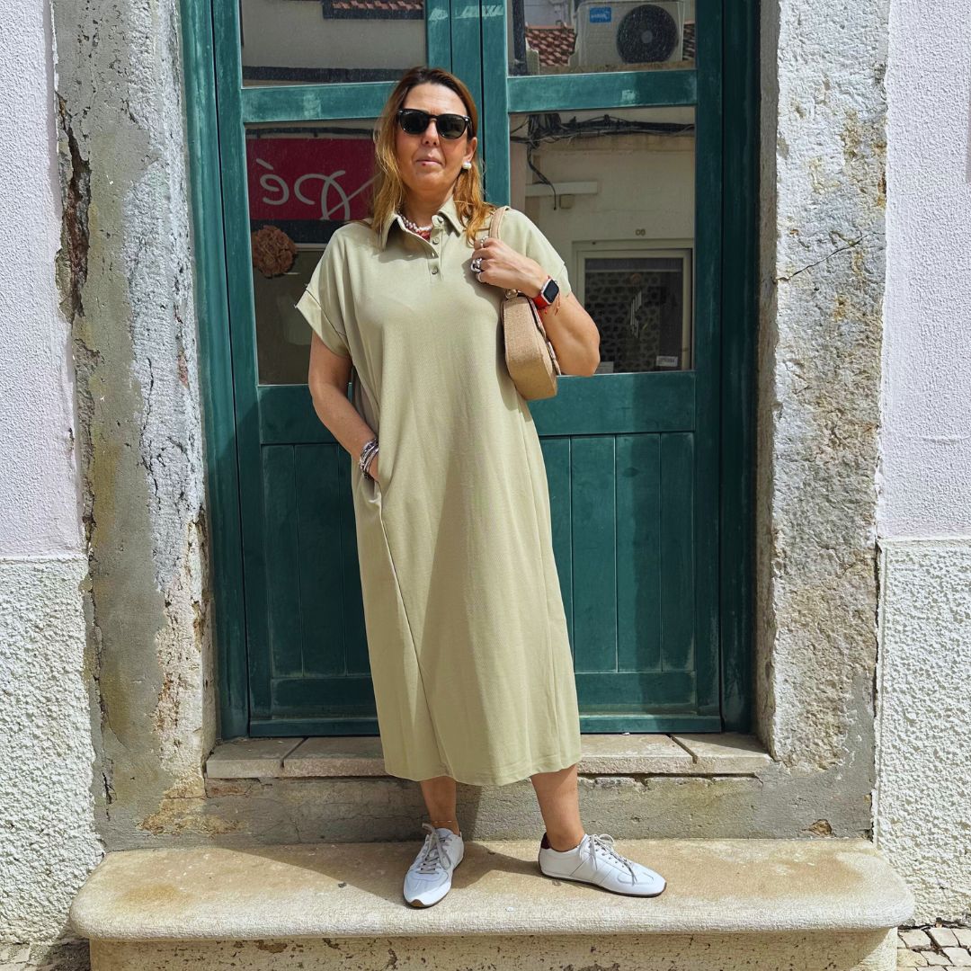 VESTIDO POLO MIDI