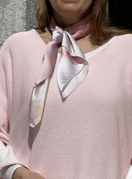 LENÇOS MARMORIZADOS