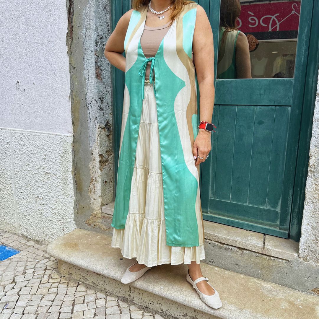 COLETE ACETINADO MIDI