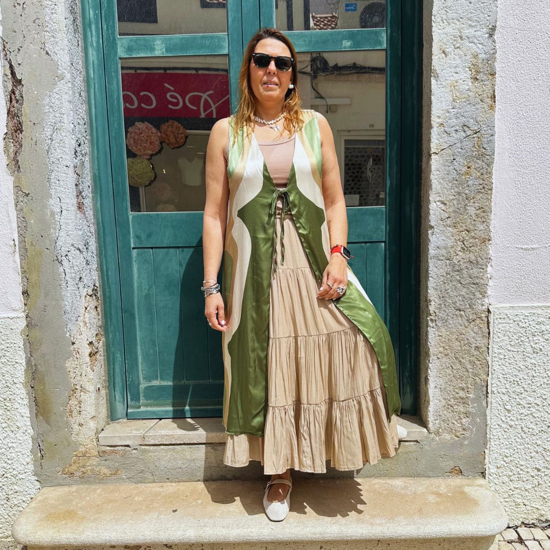 COLETE ACETINADO MIDI