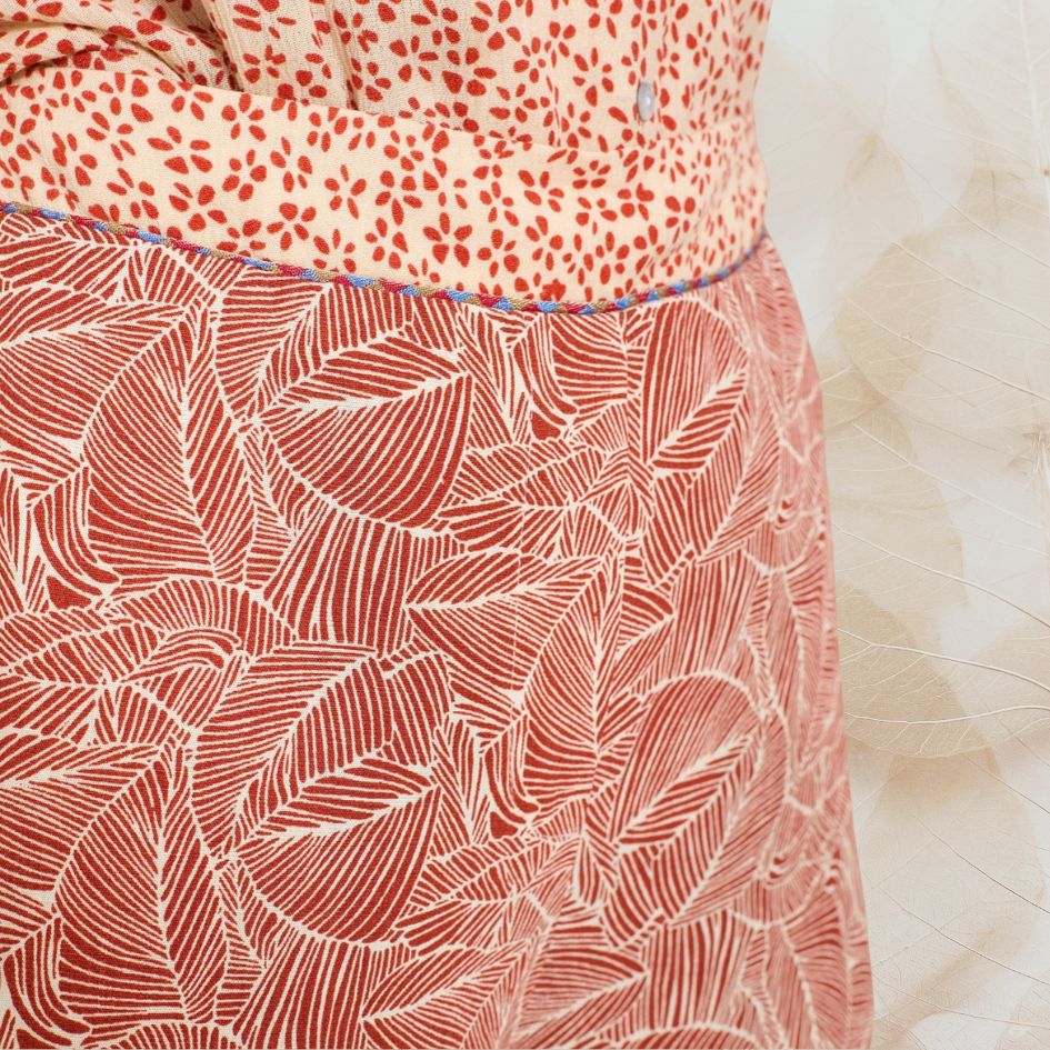 MEISÏE | CALÇAS PANTALONAS PADRÃO FLORAL