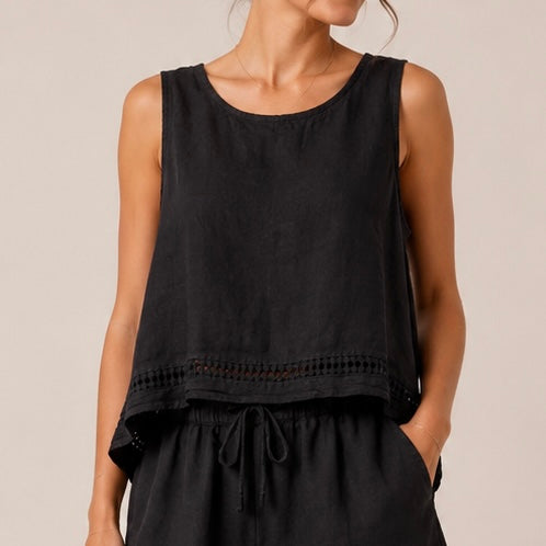 BLUSA DE CAVAS DE LINHO