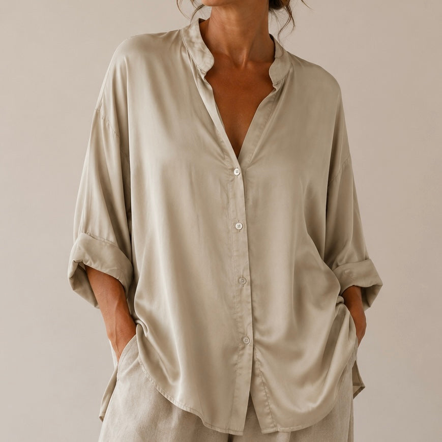 CAMISA ACETINADA