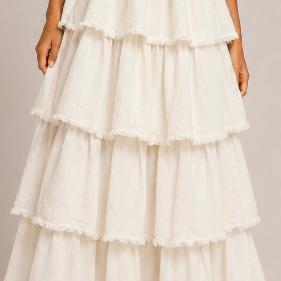 VESTIDO DE FOLHOS CAI CAI