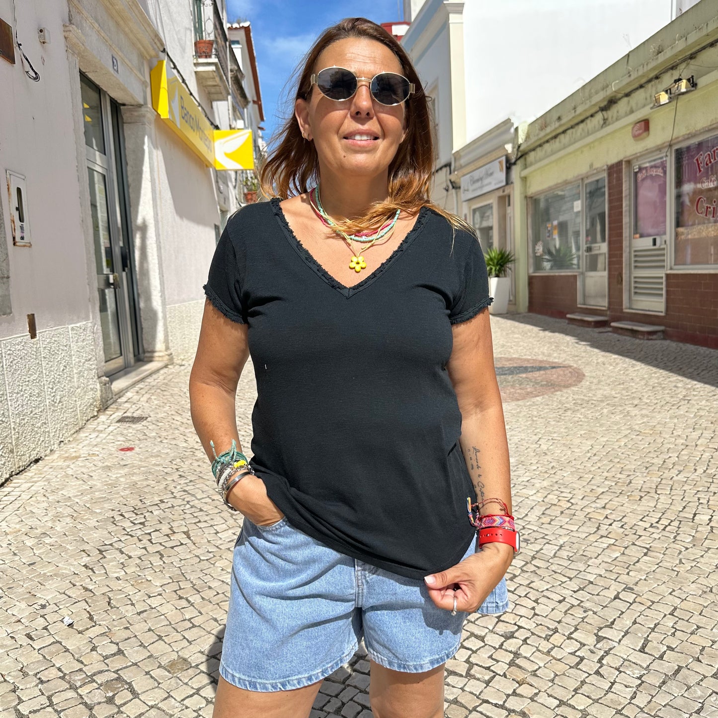 T-SHIRT BÁSICA MANGA CURTA