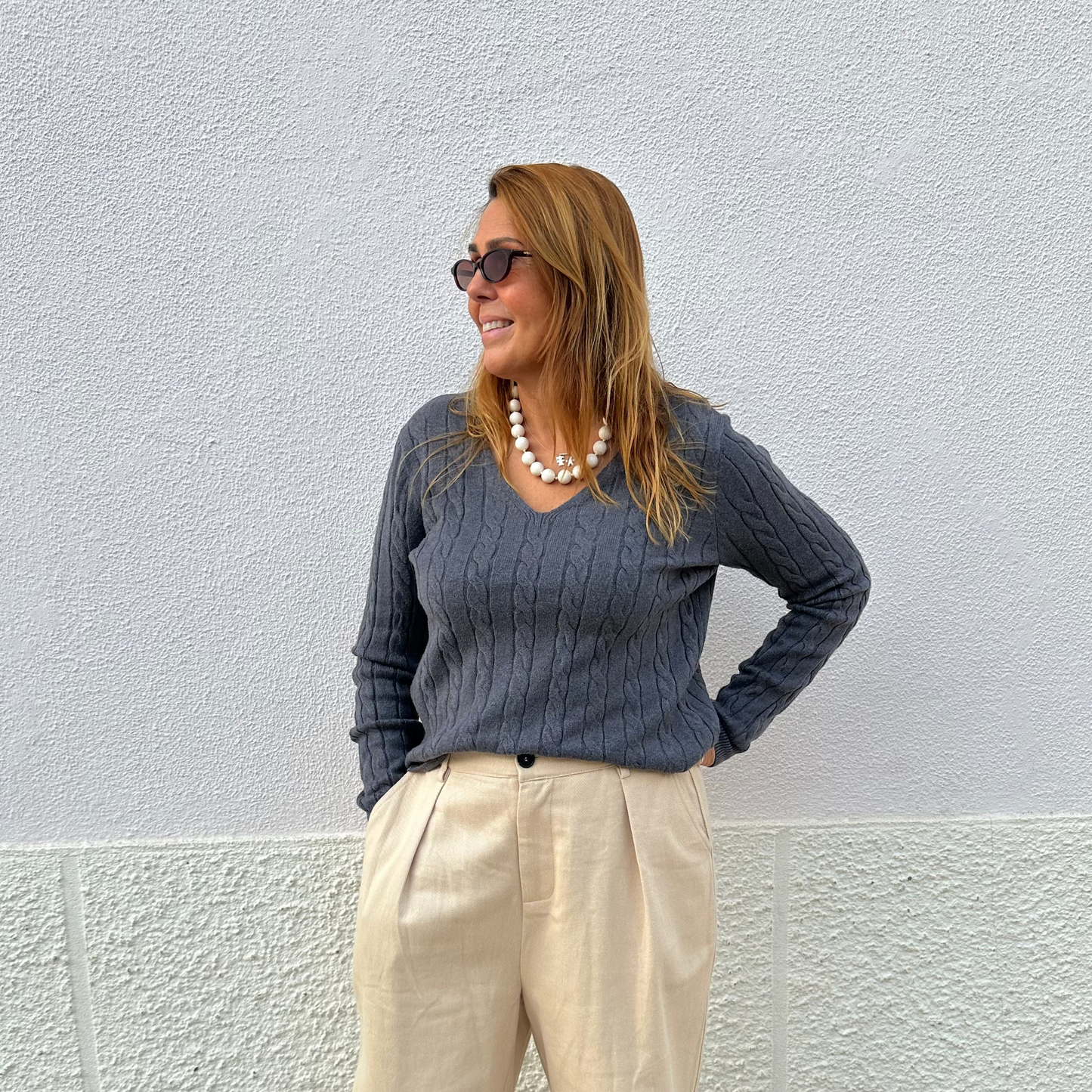 CAMISOLA DE MALHA COM TORCIDOS