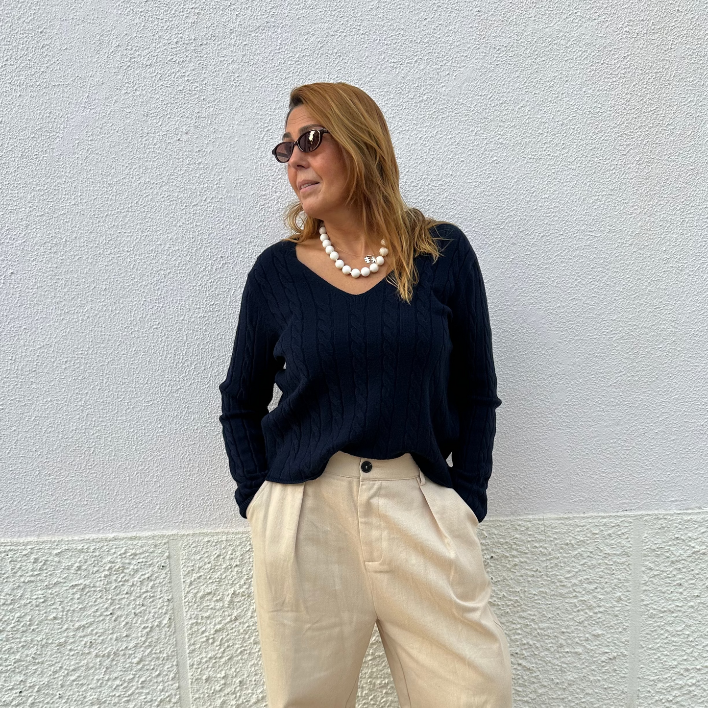 CAMISOLA DE MALHA COM TORCIDOS