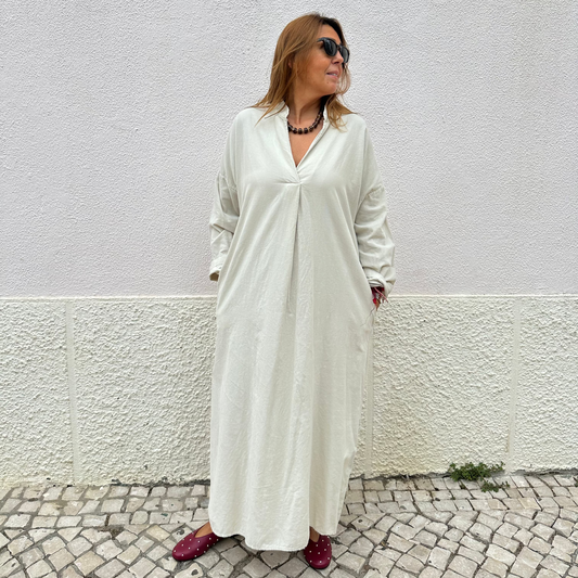 VESTIDO DE BOMBAZINA