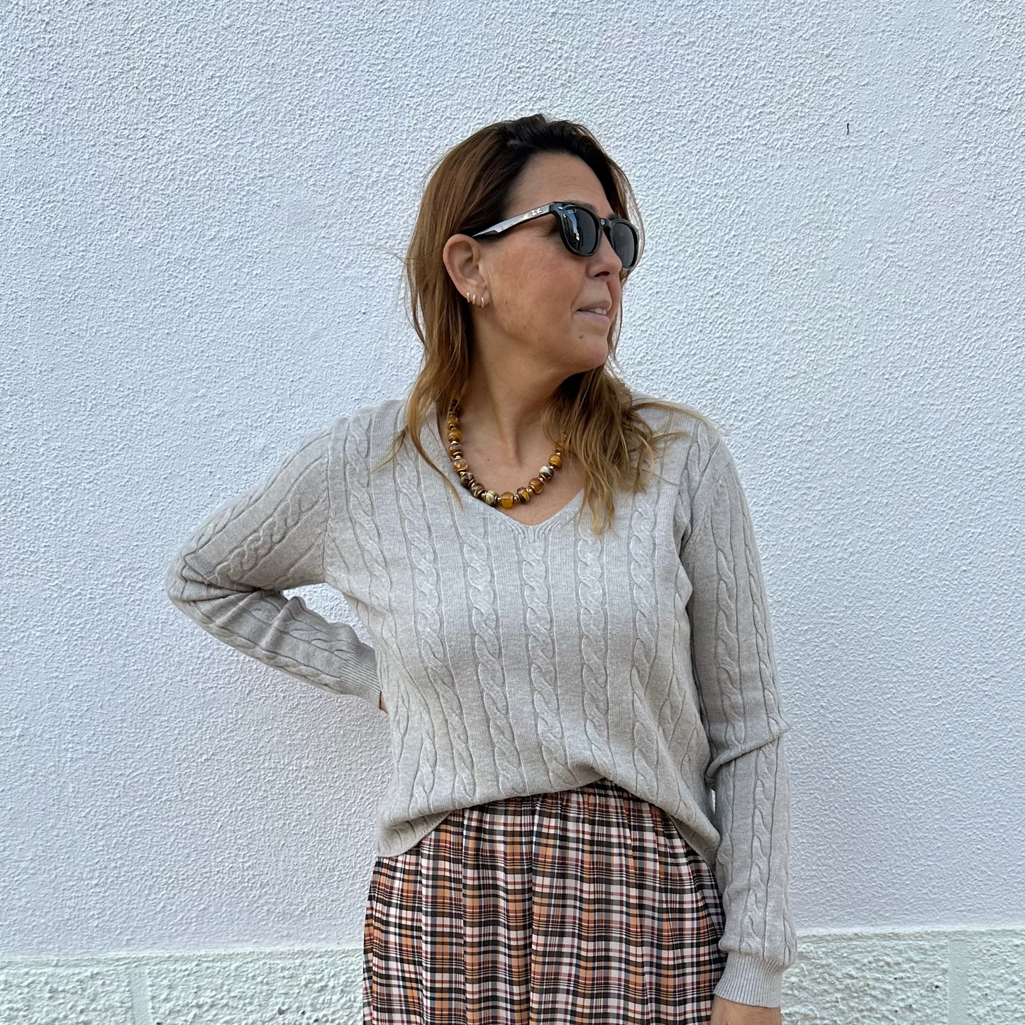 CAMISOLA DE MALHA COM TORCIDOS