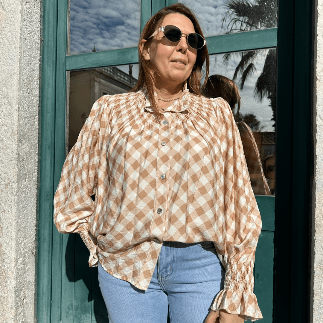 CAMISA PADRÃO VICHY - Pé Calçado