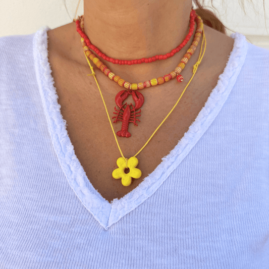 CONJUNTO COLARES LAGOSTA - Pé Calçado