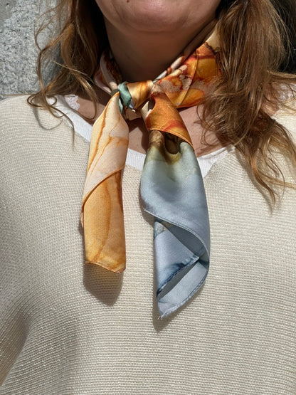 LENÇOS MARMORIZADOS