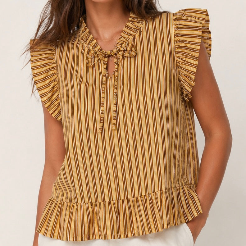 CAMISOLA ÀS RISCAS