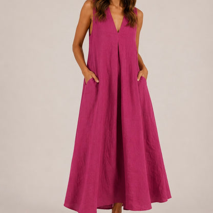 VESTIDO DE LINHO