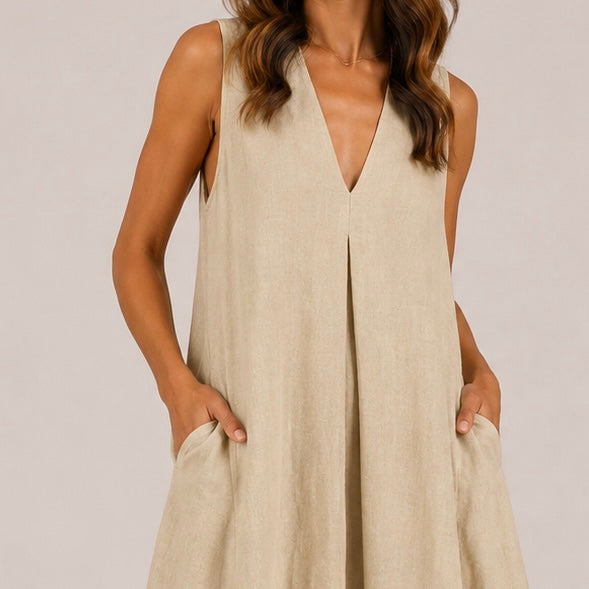 VESTIDO DE LINHO