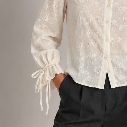 CAMISA DE BORDADO INGLÊS