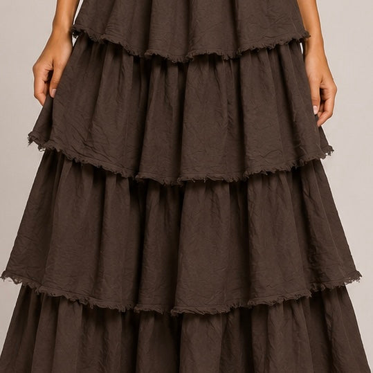 VESTIDO DE FOLHOS CAI CAI