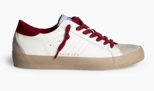 CORINA - TENIS DESPORTIVO RETRO BORDEAUX