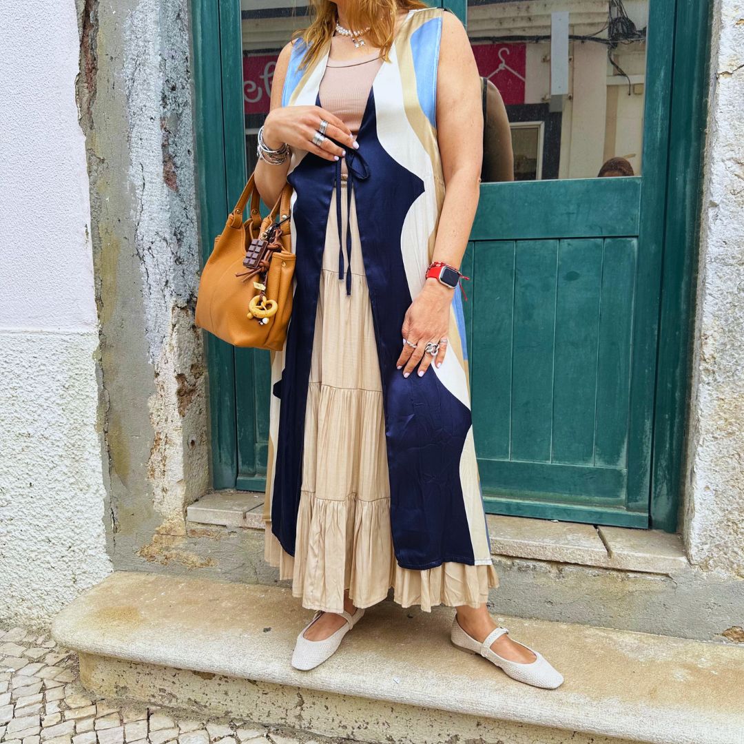 COLETE ACETINADO MIDI