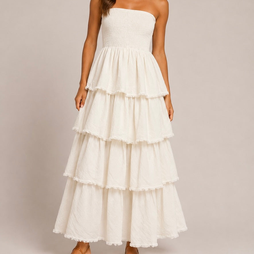 VESTIDO DE FOLHOS CAI CAI