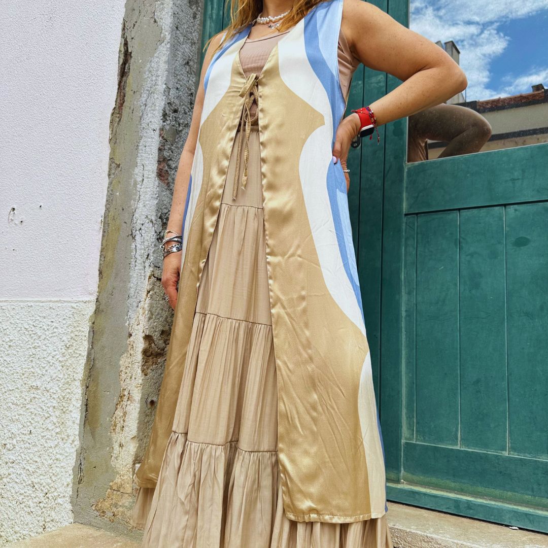 COLETE ACETINADO MIDI