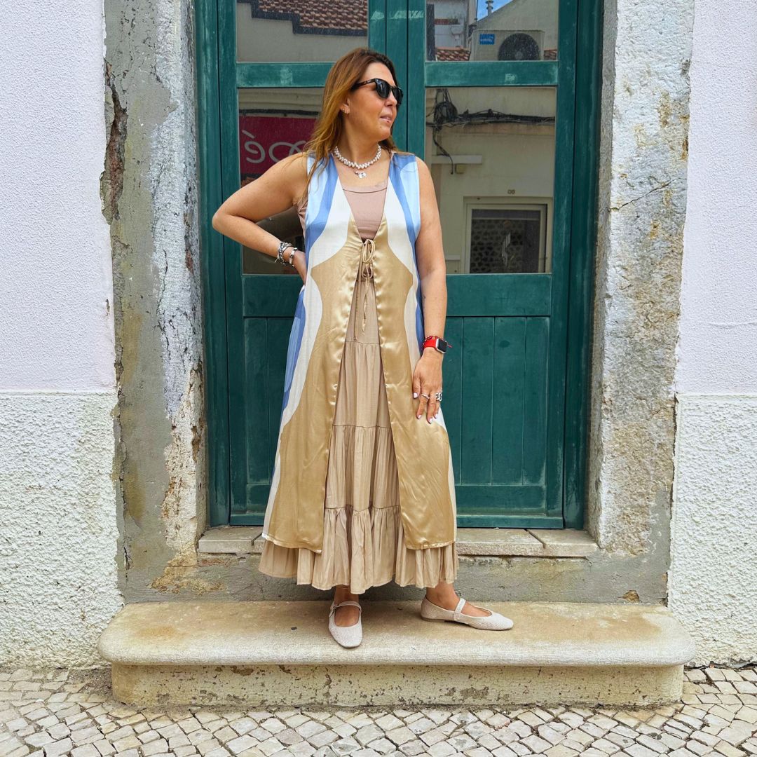 COLETE ACETINADO MIDI
