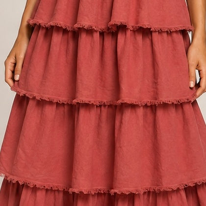 VESTIDO DE FOLHOS CAI CAI