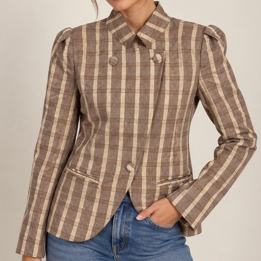 BLAZER DE INSPIRAÇÃO VINTAGE
