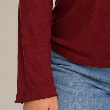 CAMISOLA BÁSICA MANGA COMPRIDA