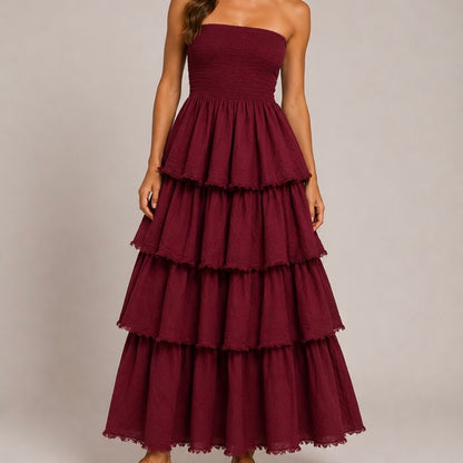 VESTIDO DE FOLHOS CAI CAI
