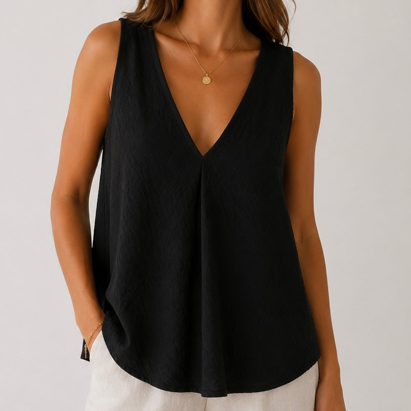 CAMISOLA DE CAVAS TEXTURADA