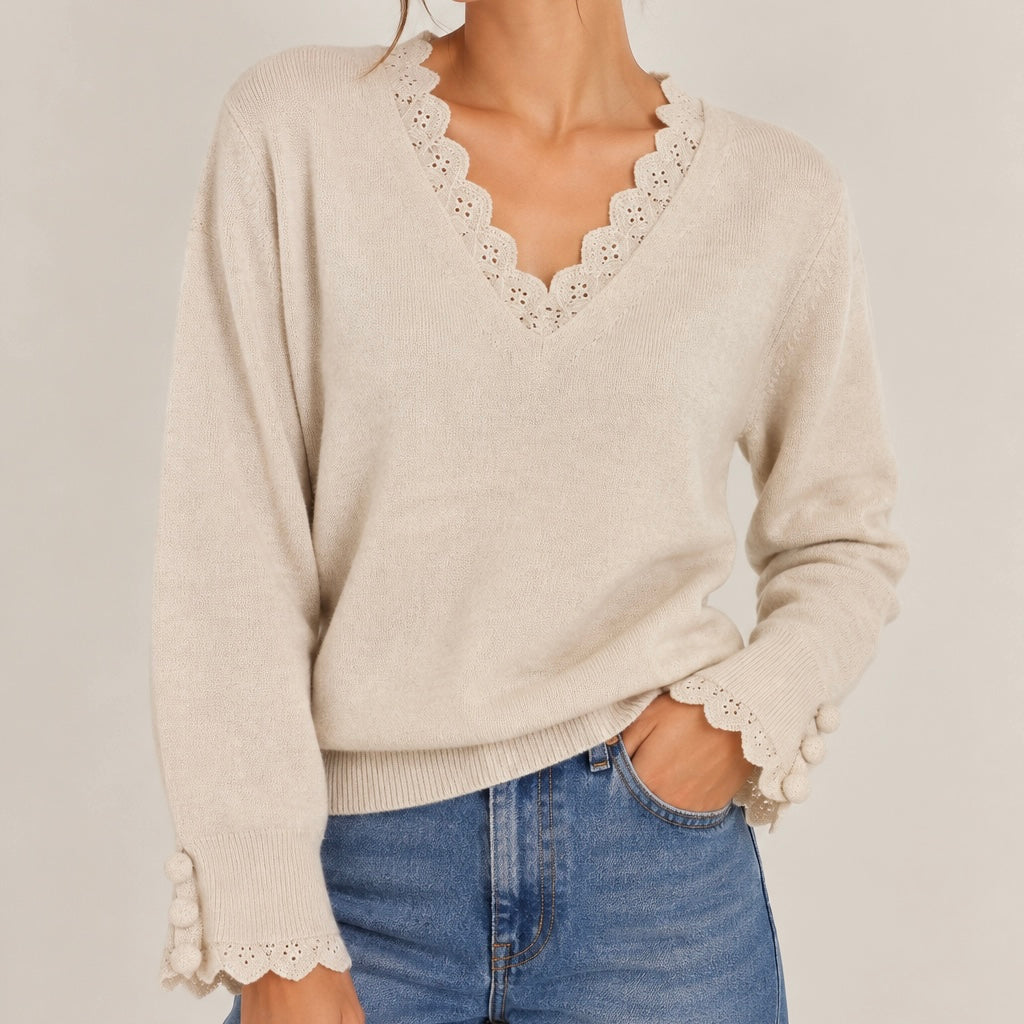 CAMISOLA DE MALHA COM RENDA