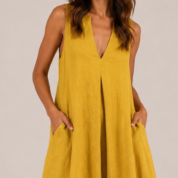 VESTIDO DE LINHO