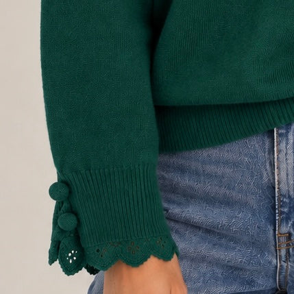 CAMISOLA DE MALHA COM RENDA