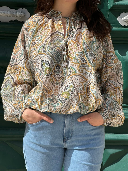 TÚNICA COM CORNUCÓPIAS