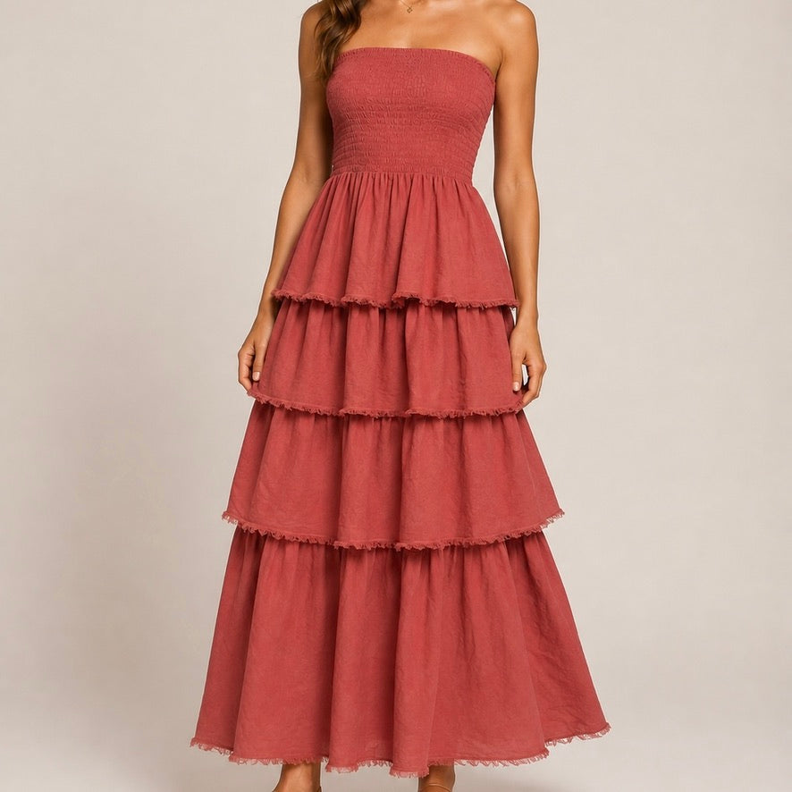 VESTIDO DE FOLHOS CAI CAI