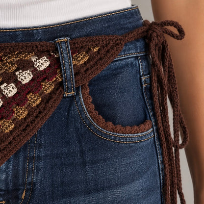 CALÇAS DE GANGA COM CROCHET