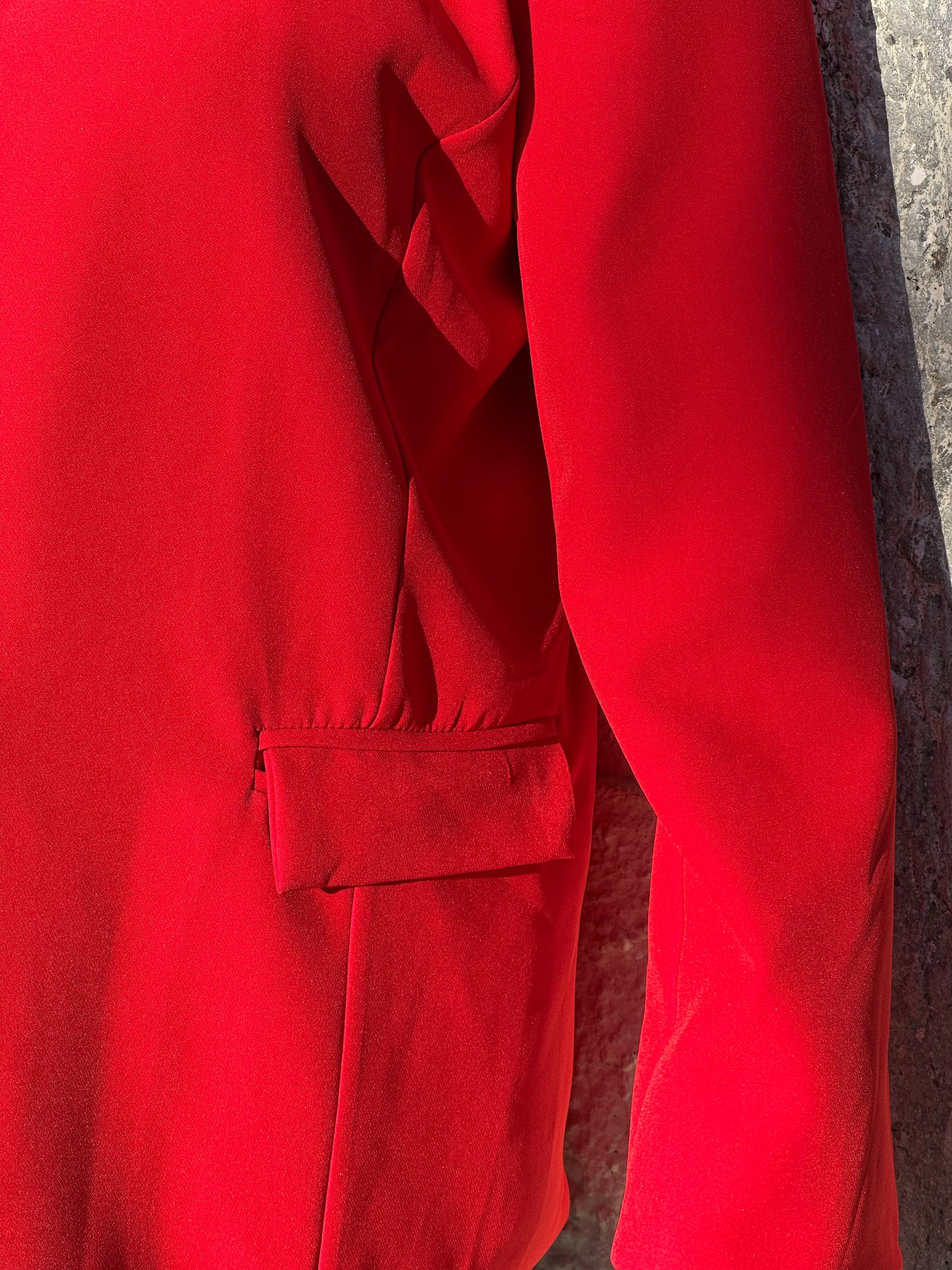 BLAZER ASSIMÉTRICO VERMELHO