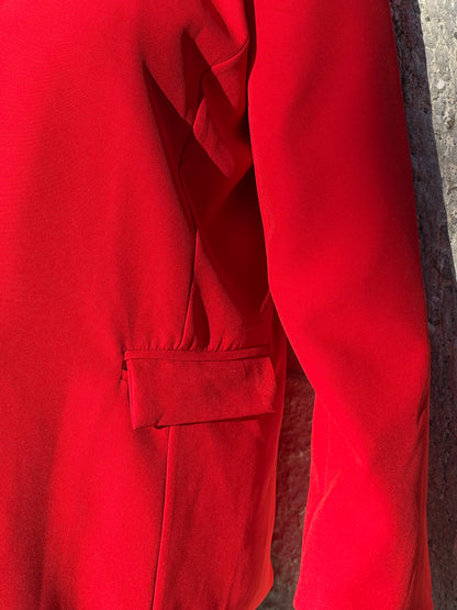 BLAZER ASSIMÉTRICO VERMELHO