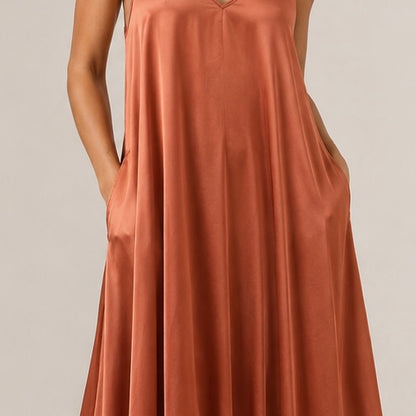 VESTIDO ACETINADO
