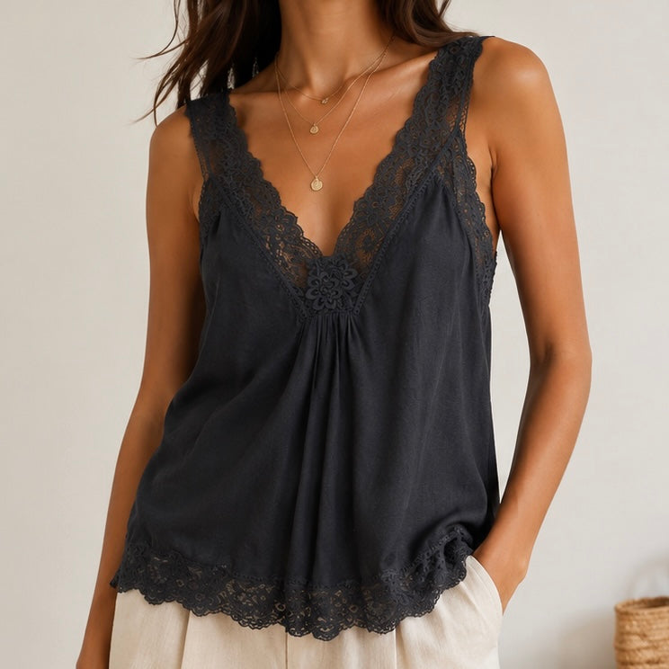 CAMISOLA COM RENDA