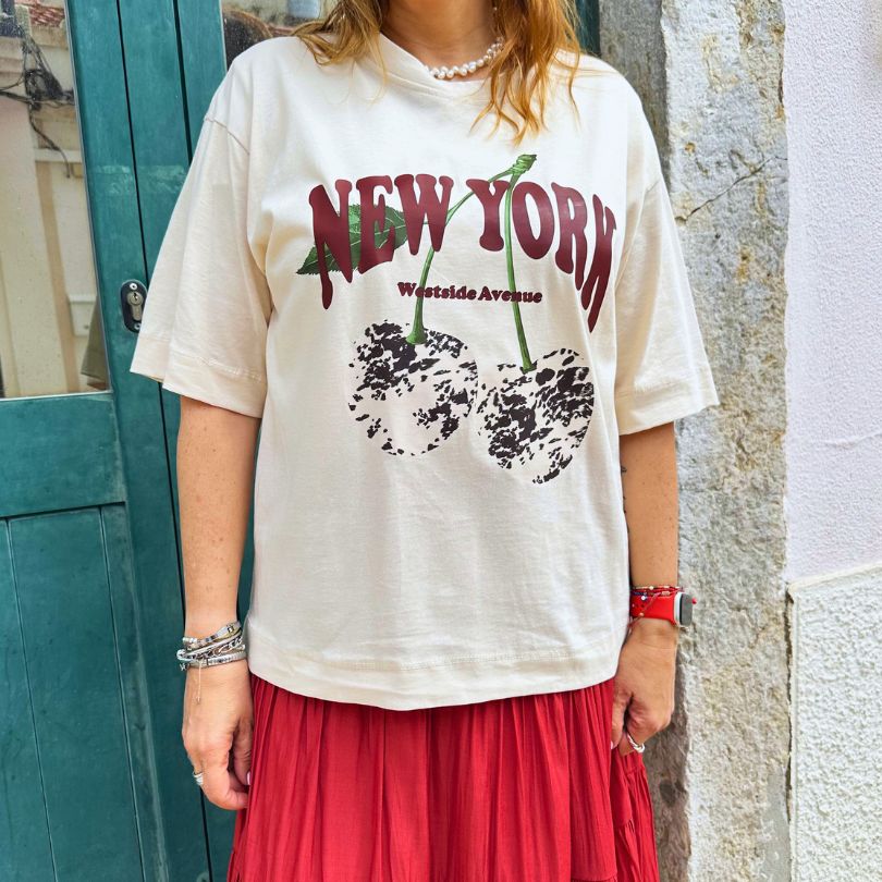 T-SHIRT CHERRY OVERSIZE