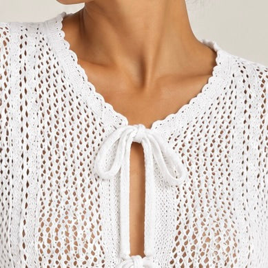 CASAQUINHO DE CROCHE PERGURADA