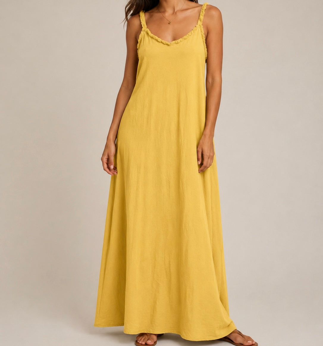 VESTIDO DE LINHO