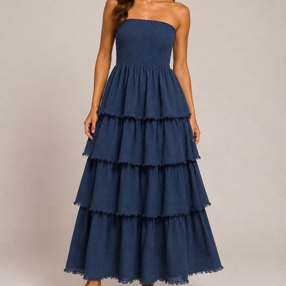 VESTIDO DE FOLHOS CAI CAI
