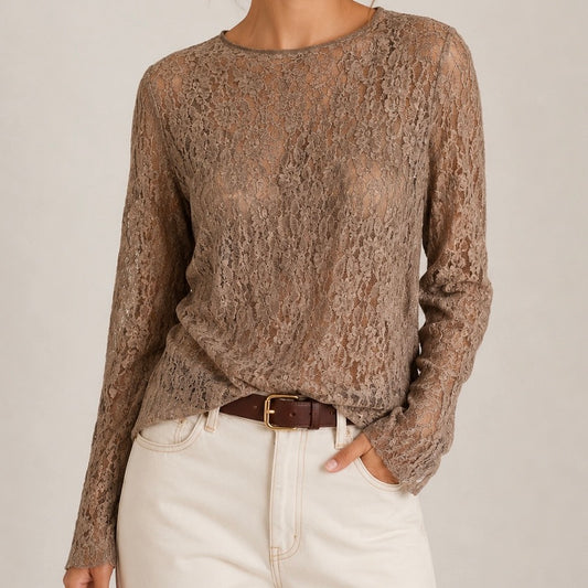 CAMISOLA COM TRANSPARÊNCIA