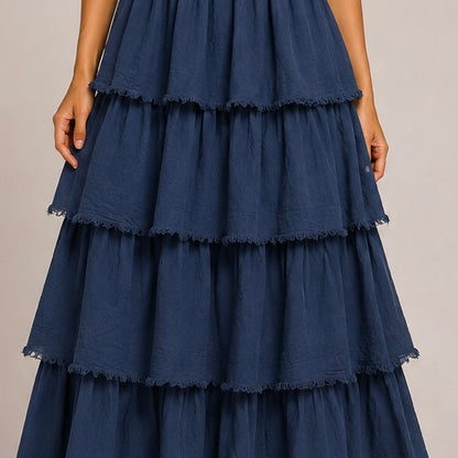 VESTIDO DE FOLHOS CAI CAI