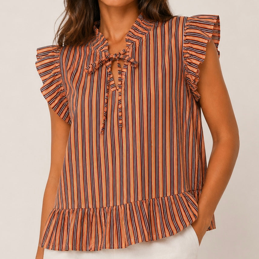 CAMISOLA ÀS RISCAS