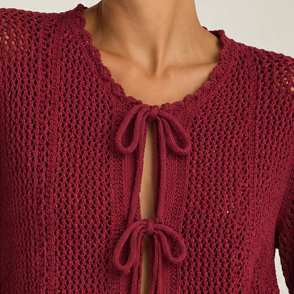 CASAQUINHO DE CROCHE PERGURADA
