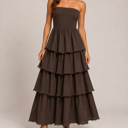 VESTIDO DE FOLHOS CAI CAI